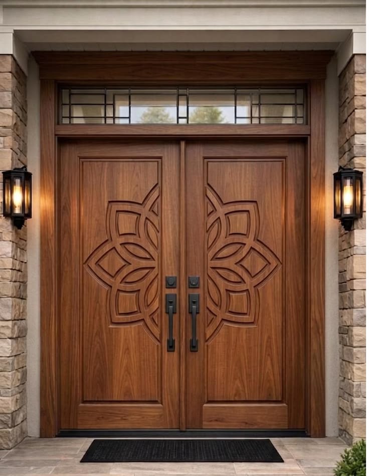 Main Entrance Wooden Doors by Krishna Doors